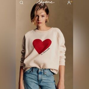 Sezane La Chamade sweatshirt. Size Medium (6 U.S.)